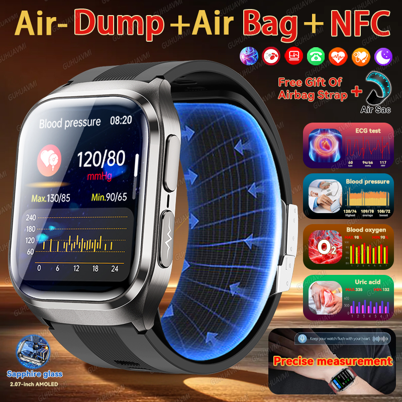 Fall Detection Watch - 2026 New Upgrade AI Diagnostic Airbag
