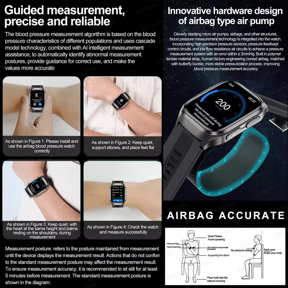 2026 New Upgrade AI Diagnostic - Fall Detection Watch recensione e prezzo