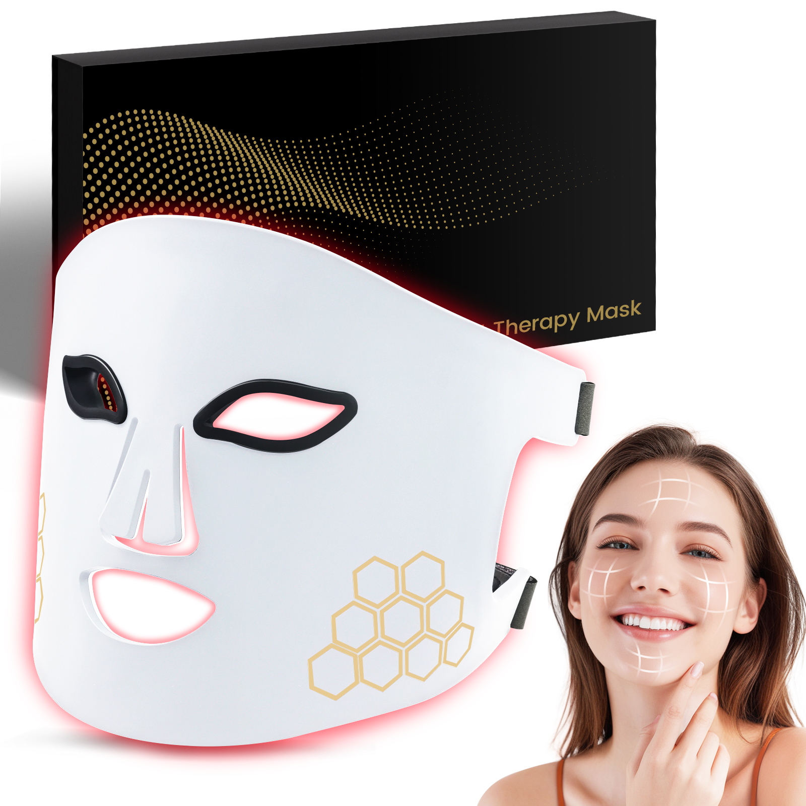 Hello Face LED Face Mask Light - Galvanic Skin Sensor recensione e prezzo