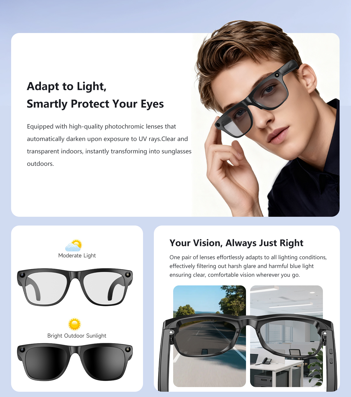 AI Smart Glasses Camera AI Pho - Smart Glasses Lens recensione e prezzo
