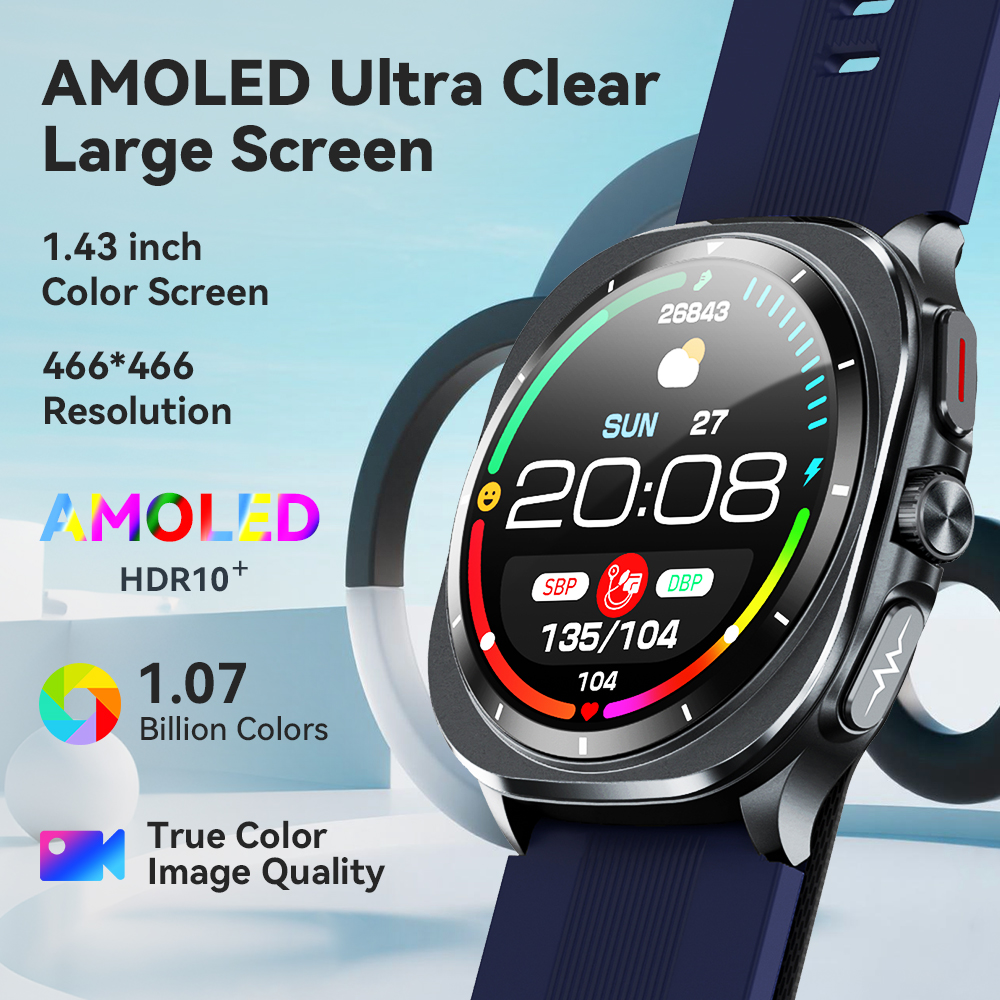 NOYAFA New ECG+PPG Blood Fat U - Fall Detection Watch recensione e prezzo