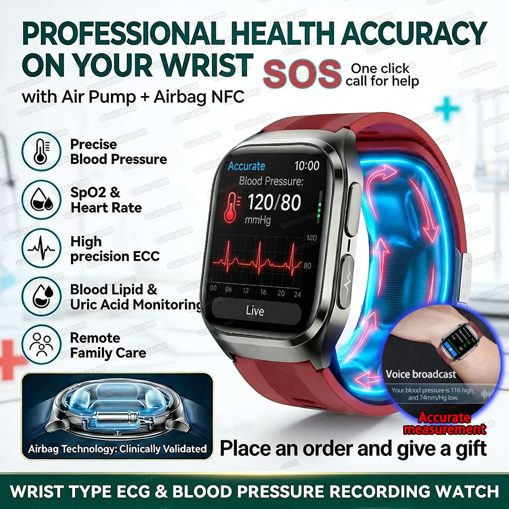 True Blood Pressure Smart Watc - Fall Detection Watch recensione e prezzo