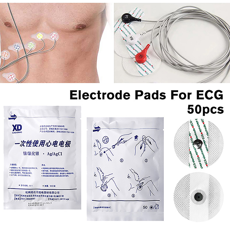 50PCS/Bag Electrode Patch  Dis - Ecg Patch Monitor recensione e prezzo