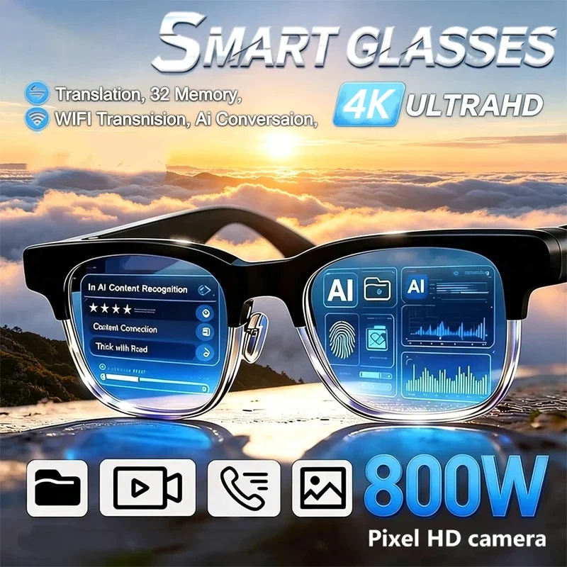 AI Smart Glasses 4K Remote Con - Smart Glasses Lens recensione e prezzo