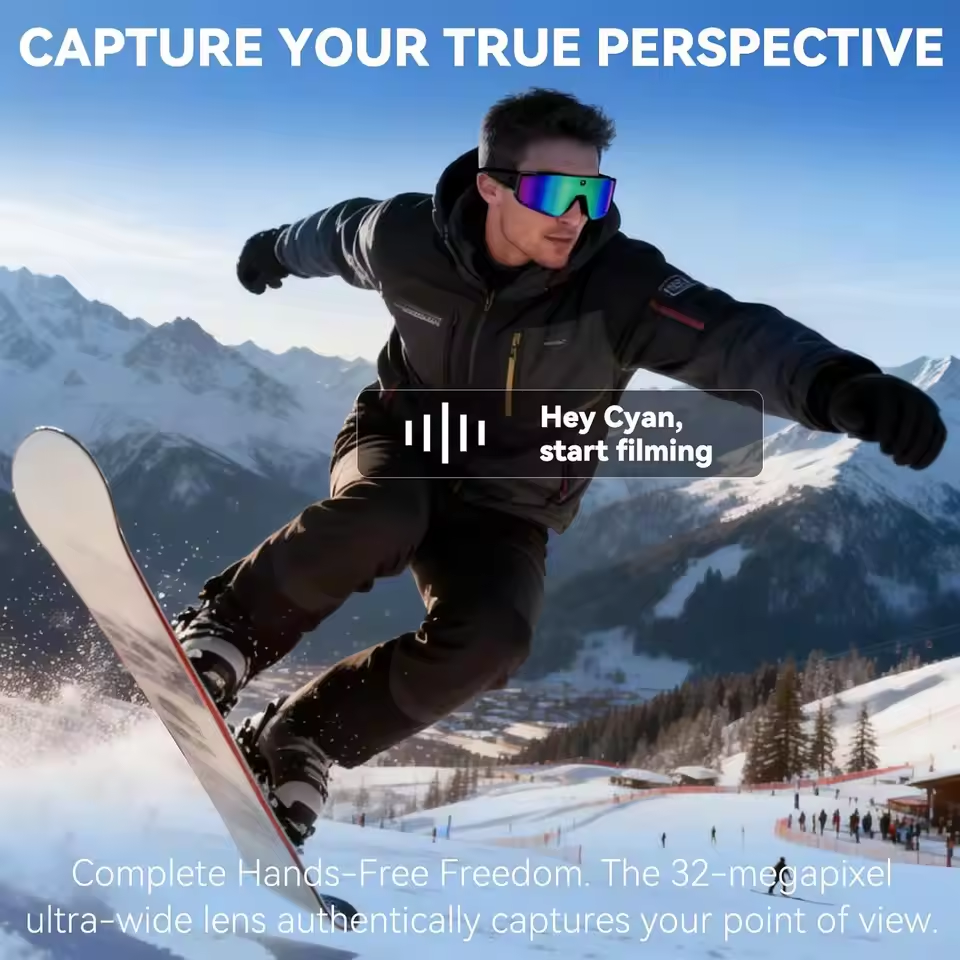 Smart AI Camera Glasses 1200P  - Smart Glasses Lens recensione e prezzo