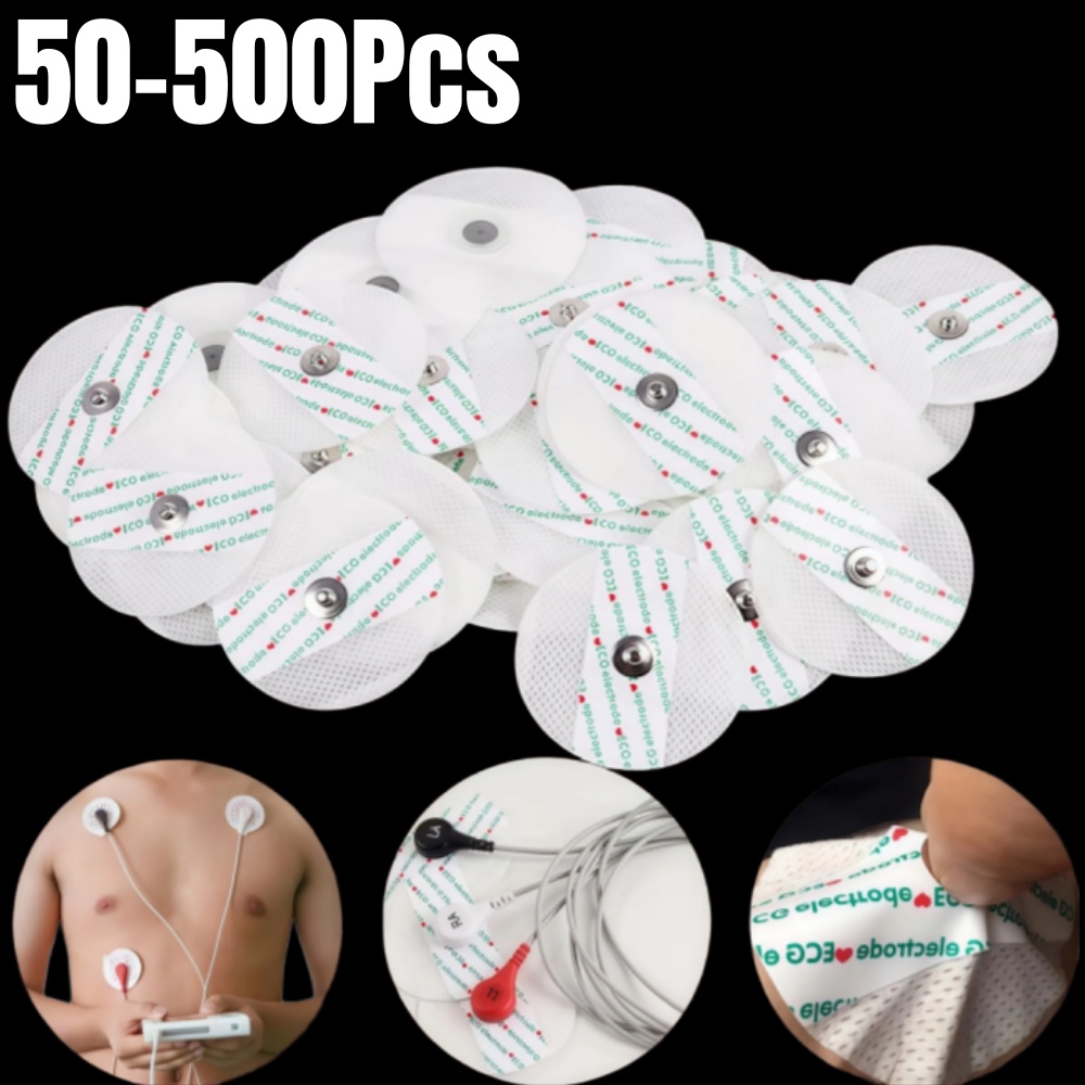 50-500pcs Non-woven ECG Electr - Ecg Patch Monitor recensione e prezzo
