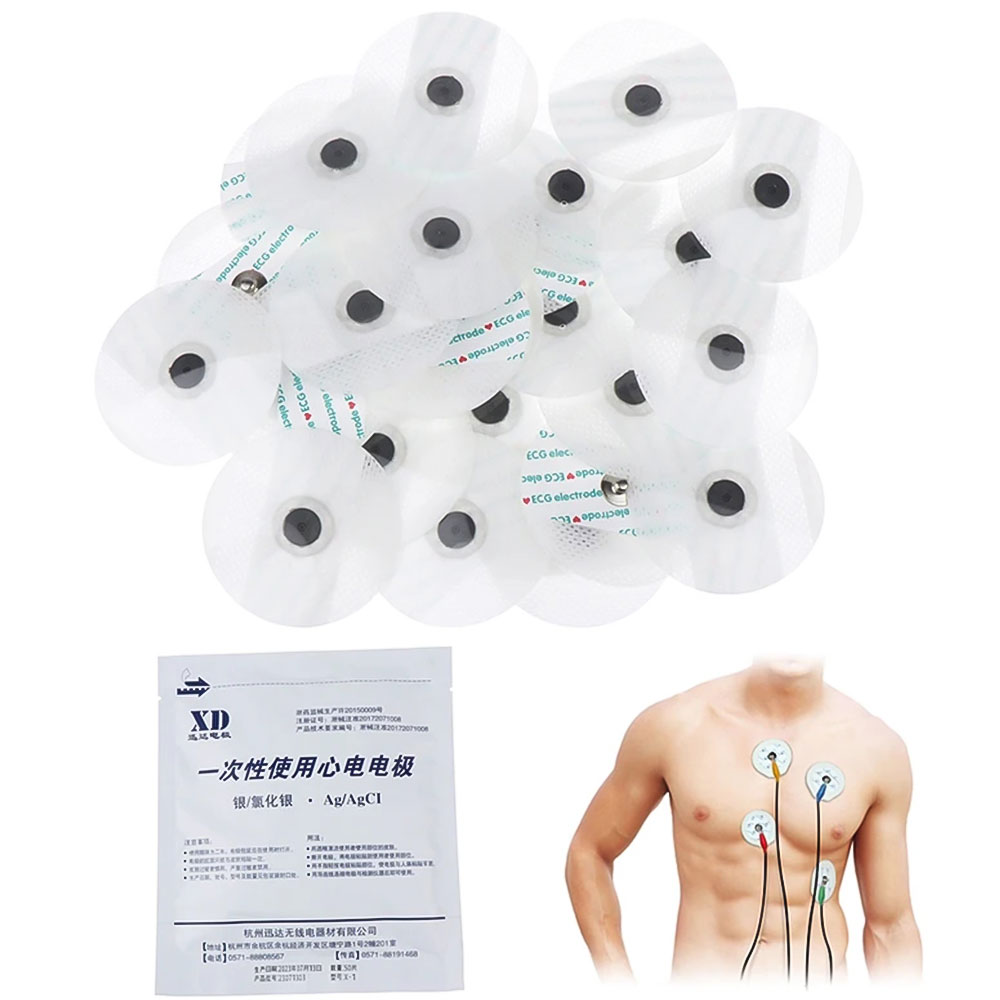 50-500pcs Non-woven ECG Electr - Ecg Patch Monitor recensione e prezzo