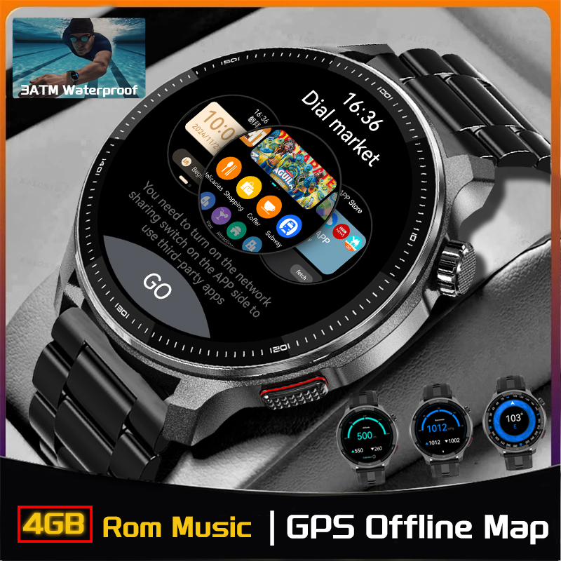 NEW 4G Memory GPS Offline Map  - Fall Detection Watch recensione e prezzo