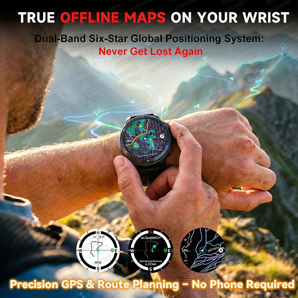NEW 4G Memory GPS Offline Map  - Fall Detection Watch recensione e prezzo
