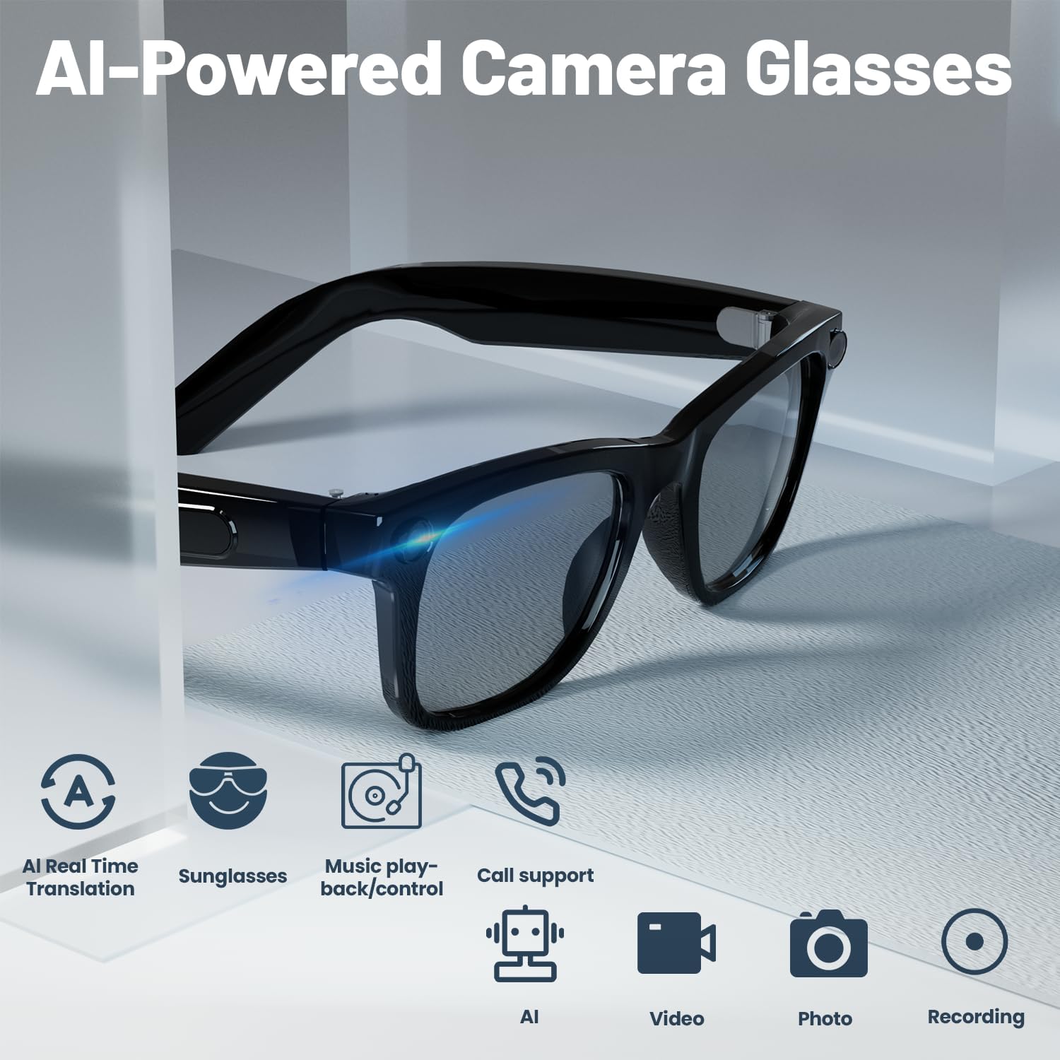8MP AI Smart Glasses: 1080P Vi - Smart Glasses Lens recensione e prezzo