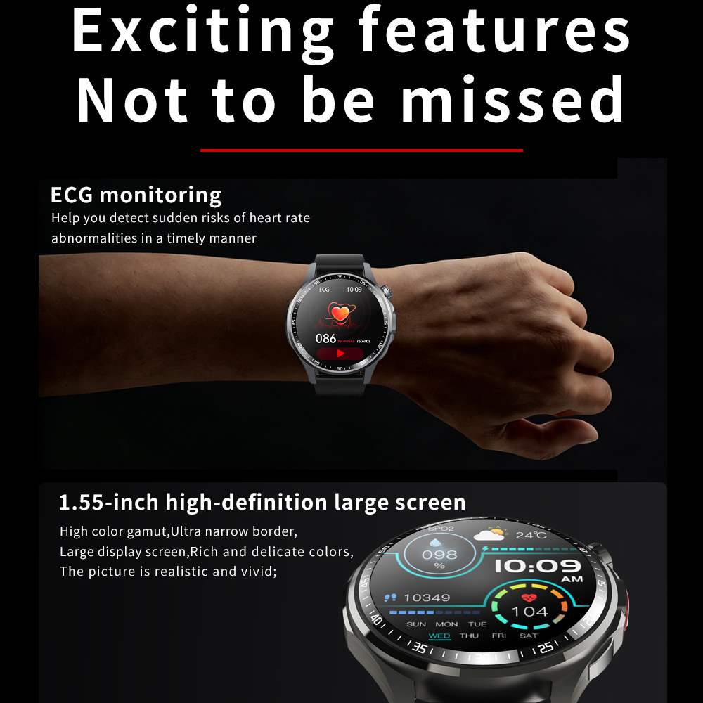 Men Smart Watch All Day Fall D - Fall Detection Watch recensione e prezzo