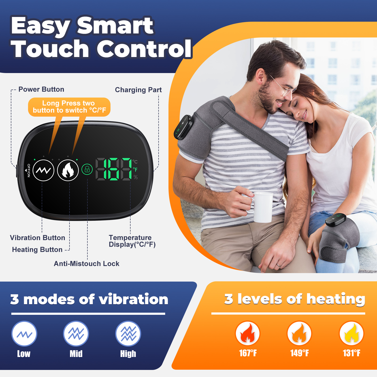 Smart Arthritis Pain Relief He - Smart Knee Wrap recensione e prezzo
