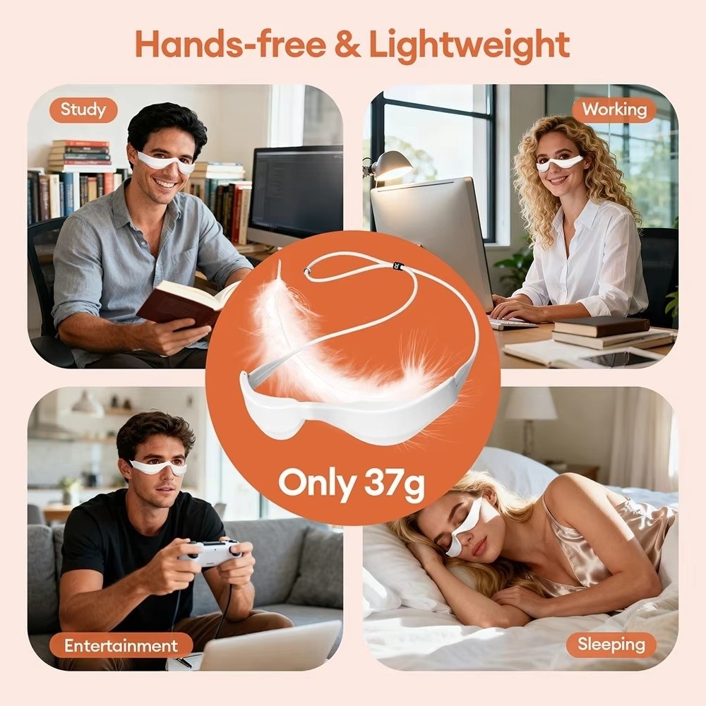 3D Eye Massager Red Light Ther - Light Therapy Glasses recensione e prezzo