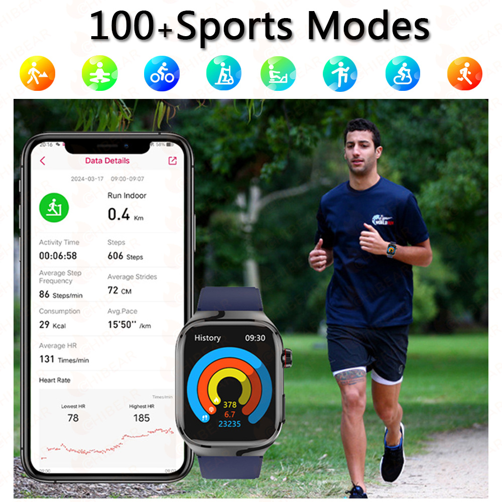 TK16 Smart Watch Men 2.04 Inch - Fall Detection Watch recensione e prezzo