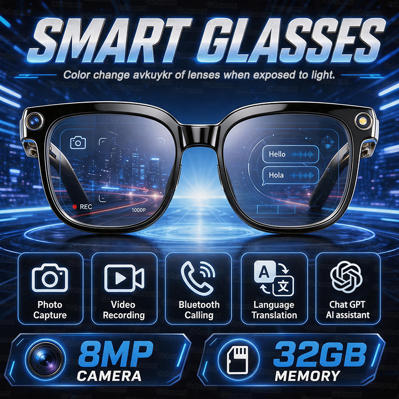 2026 HD AI Smart Glasses 32GB  - Smart Glasses Lens recensione e prezzo