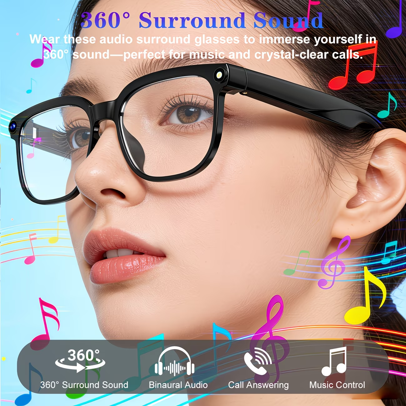 2026 HD AI Smart Glasses 32GB  - Smart Glasses Lens recensione e prezzo